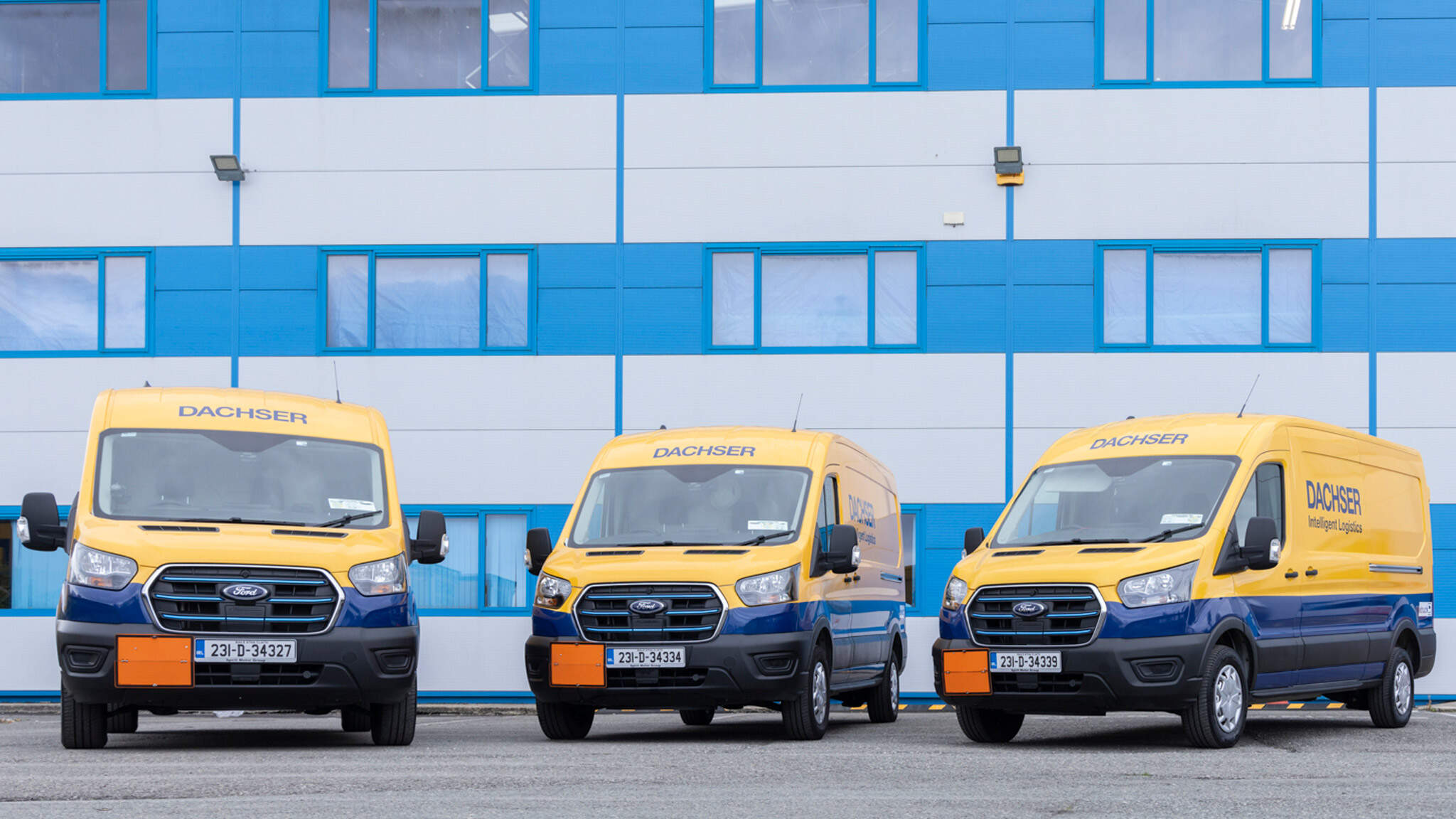 The three new electric vehicles currently servicing the greater Dublin area